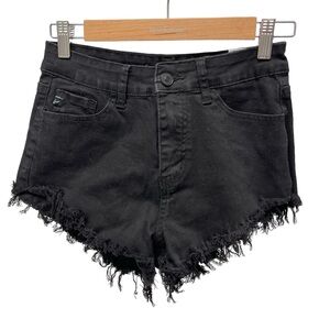 Kancan - Black Denim Shorts